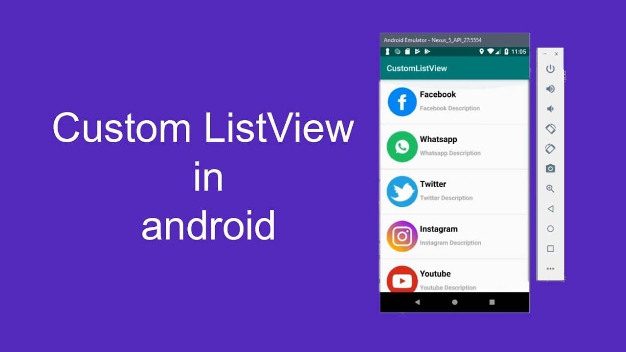 Custom ListView in androidd
