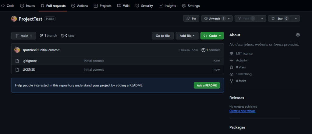 مراحل ایجاد Repository در گیت هاب