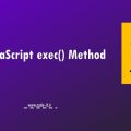 JavaScript exec() Method